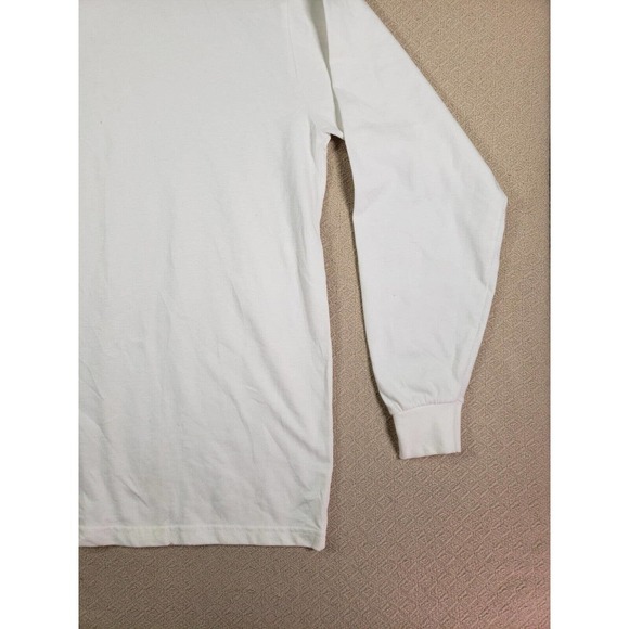 A+ By Sai PDX Sweater Medium White Pullover Sweatshirt Mock Neck Long Sleeve - Picture 6 of 13